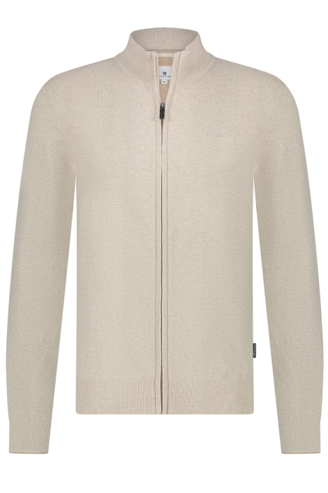 State of Art cardigan plain knit
